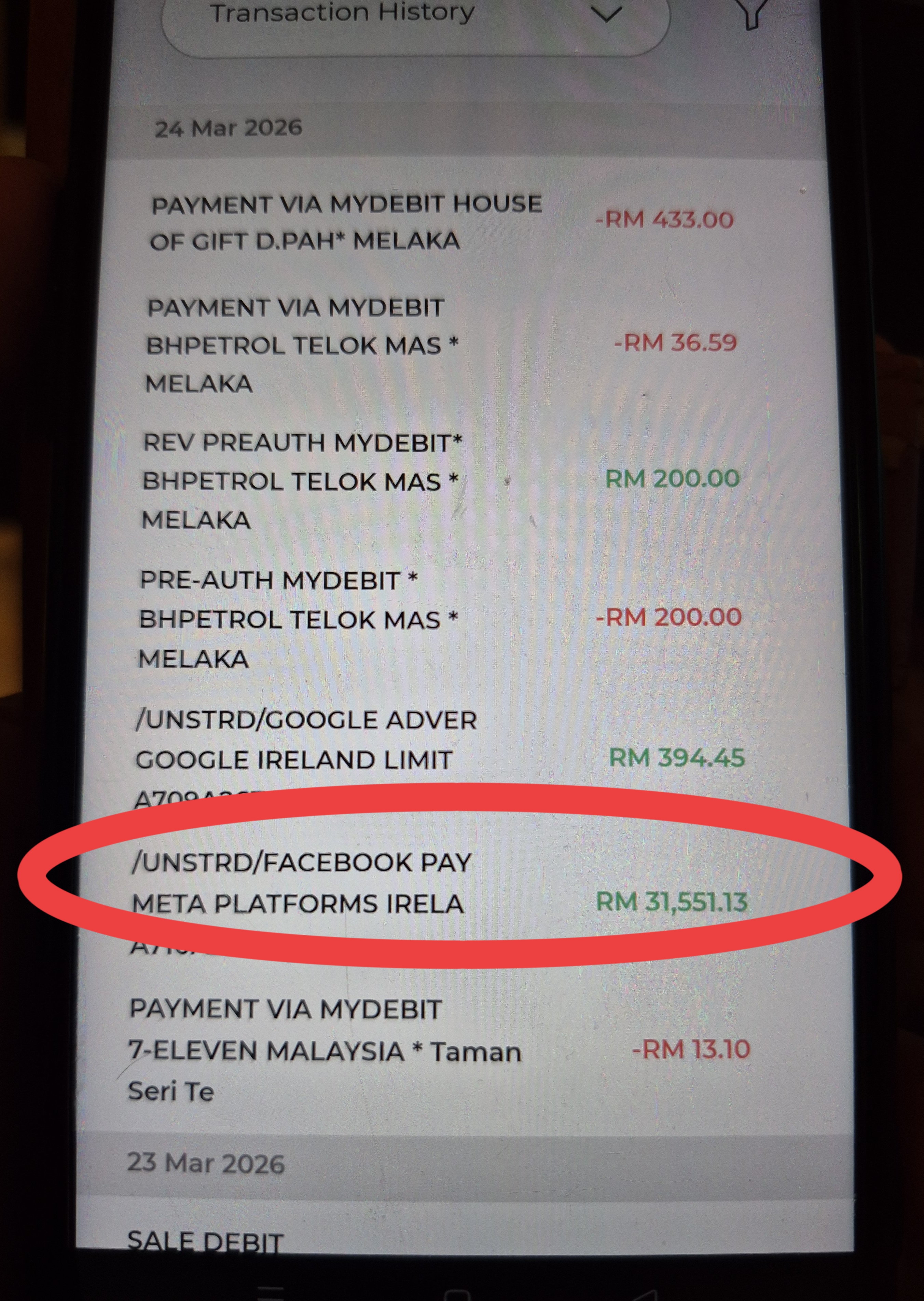 Screenshot income RM30,000